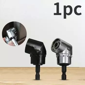 Удлинитель шестигранного сверла 105 градусов 1/4, регулируемая шестигранная отвертка, угловая отвертка, держатель, адаптер, инструменты серебряный