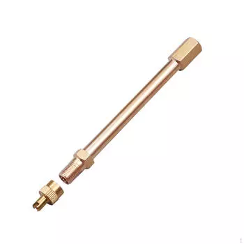 Удлинитель штока клапана Шредера, адаптер для удлинителя шин, прямое отверстие для накачивания