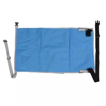 Удлинитель сиденья самолета для детей, переносная холщовая кровать для малышей, гамак для ног самолета синий