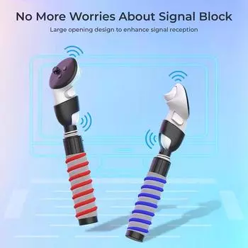 Удлинитель VR для улучшения игрового опыта VR Аксессуары для игровых ручек VR Sticks для контроллеров Meta Quest 3 белый