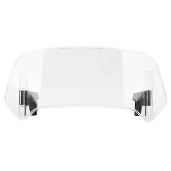 Удлинитель ветрового стекла для мотоцикла, прозрачный, с зажимом, универсальный, регулируемый, ветровой экран для мотоцикла, D S