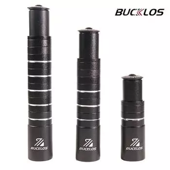 Удлинитель выноса велосипеда BUCKLOS 115 мм 180 мм 210 мм, велосипедная вилка, подъем руля, регулируемый дорожный адаптер для удлинителя выноса MTB, часть велосипеда