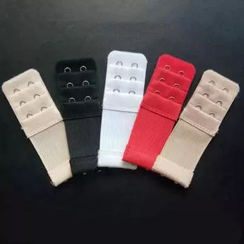 Удлинители для бюстгальтеров, 3 ряда, 2 крючка, женское нижнее белье, удлиненные удлинители для бюстгальтера, регулируемые женские аксессуары