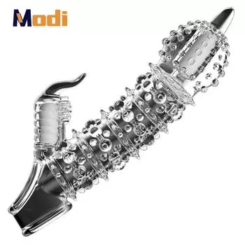 Удлинители рукавов для пениса, презерватив, мужской вибратор с задержкой увеличения, массажер для клитора, кольцо на член, вибрирующий чехол для пениса, секс-игрушки для мужчин Vibration model