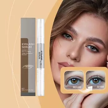 Удлиняющие ресницы Подкручивающие густые черные красивые длинные натуральные ресницы 3 мл