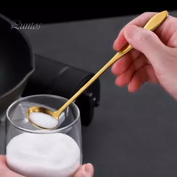 Удобная антикоррозийная антидеформированная ложка для мороженого, ложка для смешивания коктейля, кофе, чая, кухонные принадлежности M серебряный