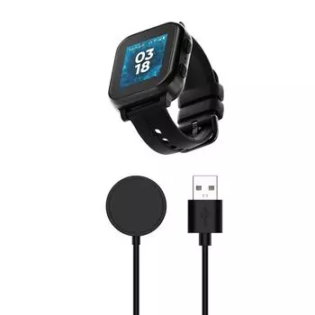 Удобная беспроводная зарядная док-станция, магнитный кабель для зарядки часов, шнур для детских умных часов Gabb Watch 3 чёрный