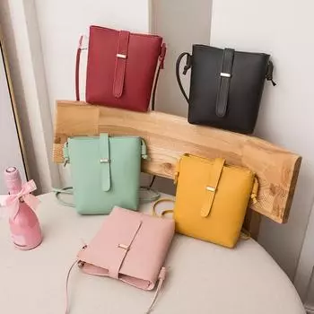 Удобная большая сумка Элегантное хранилище из искусственной кожи светло-зеленый