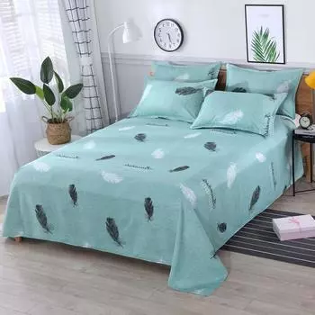 Удобная для кожи шлифовальная односпальная простыня, простая толстая простыня, универсальная студенческая одноместная двойная простыня с разными спецификациями, четыре сезона 200*230cm