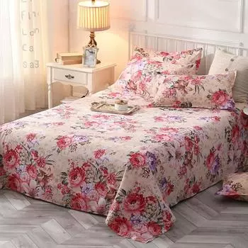 Удобная для кожи шлифовальная односпальная простыня, простая толстая простыня, универсальная студенческая одноместная двойная простыня с разными спецификациями, четыре сезона