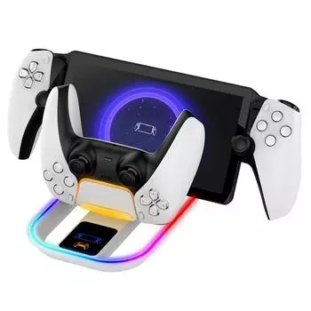 Удобная док-станция-держатель Type-C для игрового контроллера PS5 Portal/PS5, зарядная док-станция для портативной игровой консоли