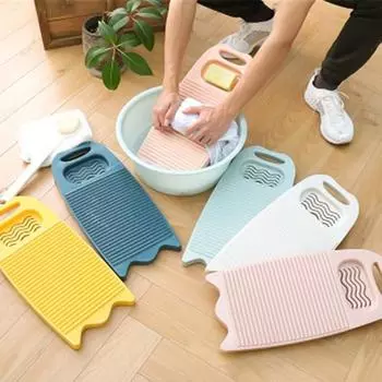 Удобная долговечная, отличная эффективная нескользящая универсальная доска для чистки одежды светло-синий