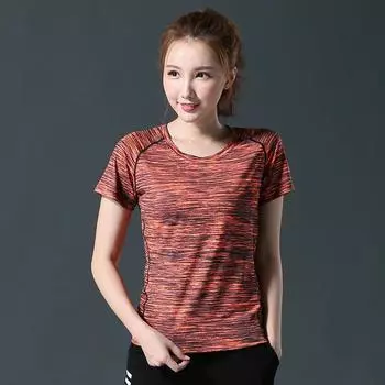 Удобная футболка из ледяного шелка, женские летние футболки с короткими рукавами, скользкий материал, женские тренировочные сетчатые быстросохнущие топы M зелёный