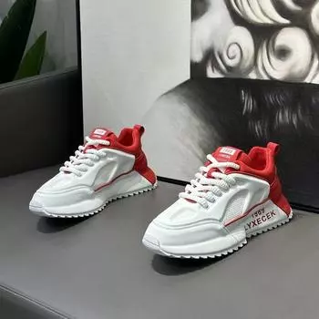 Удобная и дышащая весенняя универсальная спортивная и досуговая обувь для мужчин, обувь на толстой подошве 39