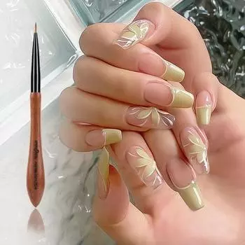 Удобная и легкая ручка для рисования ногтей, универсальная художественная маникюрная кисточка, товары для дома B