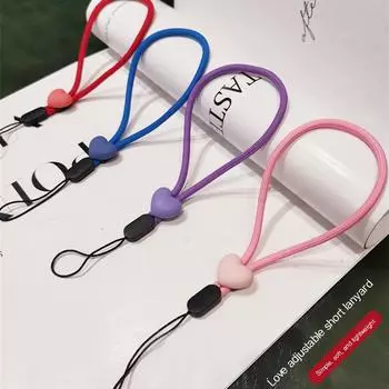 Удобная и прочная веревка с защитой от потери, простой телефон и связь, эластичный ремешок ручной работы для телефона, модный унисекс с героями мультфильмов красный