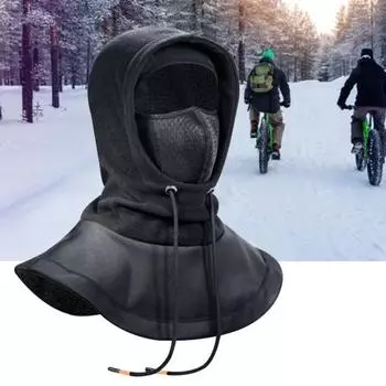 Удобная крышка для лица для езды на велосипеде, пыленепроницаемая, с капюшоном, флисовая