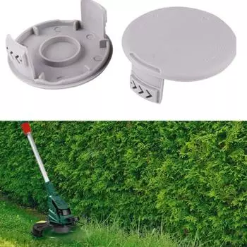 Удобная крышка головки резака для щетки Серая крышка катушки Крышка Запасные части Главная 2PCS