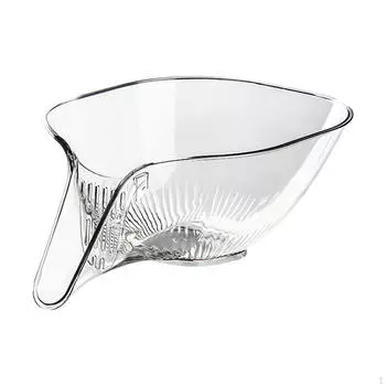 Удобная кухонная миска-сито для легкого приготовления еды чистый