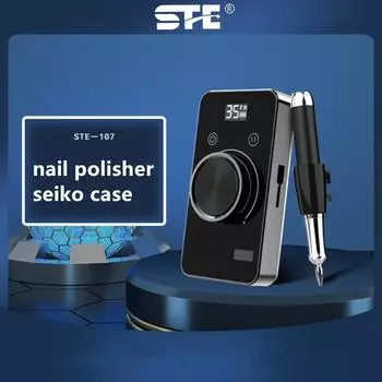 Удобная маникюрная шлифовальная машинка с полой чашкой, перезаряжаемая электрическая полировальная машинка для снятия ногтей и маникюра