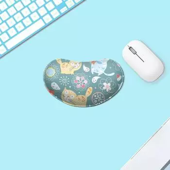 Удобная милая подставка под запястье, противоскользящая, подставка под запястье для мыши, офисные принадлежности B