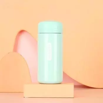 Удобная мини-чашка-термос из нержавеющей стали объемом 150 мл, сверхкомпактная портативная герметичная чашка для воды, термос для напитков зелёный