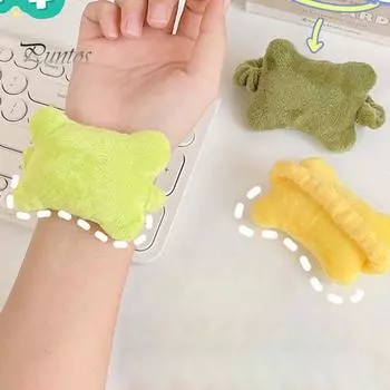 Удобная моющаяся дышащая подушка для запястья, компьютерная клавиатура, эргономичная подставка для запястья, компьютерные аксессуары розовый