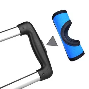 Удобная неопреновая ручка для багажа, обертка, ручка, новый идентификатор ручки для чемодана, защитный чехол для коляски, часть сумки розы красного