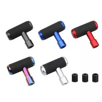 Удобная нержавеющая ручка переключения передач в стиле молотка для автомобиля, Т-образная ручка переключения передач для автомобиля чёрный