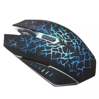 Удобная оптическая мышь с 6 клавишами из АБС-пластика, прохладный дышащий светильник