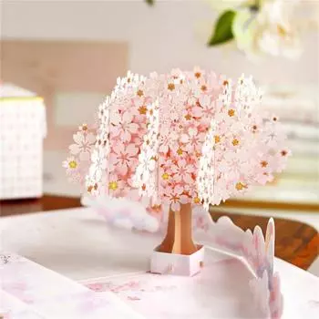 Удобная подарочная карта Декоративная многоцветная Экологичная 2