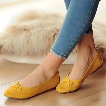 Удобная подошва Классические дышащие повседневные женские туфли на плоской подошве
