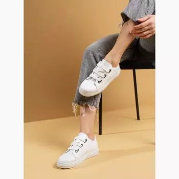 Удобная подошва на толстой шнуровке Стильные модные женские повседневные кроссовки J320-22