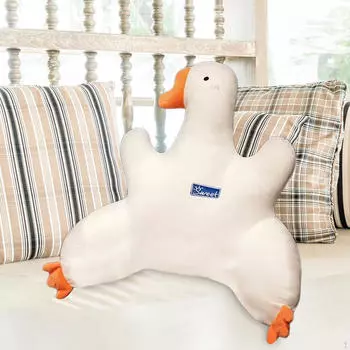 Удобная подушка для чтения на диван или кровать белый