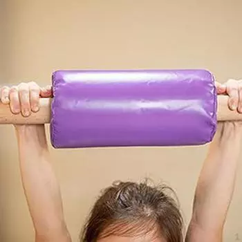 Удобная подушка для гимнастических брусьев и горизонтальных тренировок чёрный