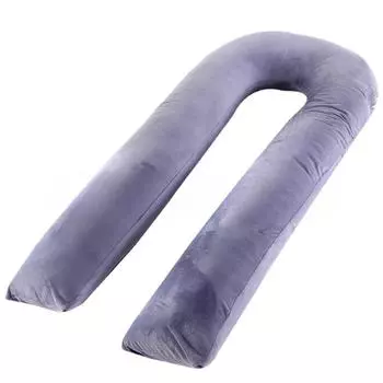 Удобная подушка для ног и коленей для беременных — в комплект входит моющийся чехол, подушка для беременных всего тела для сна на боку 70x130cm