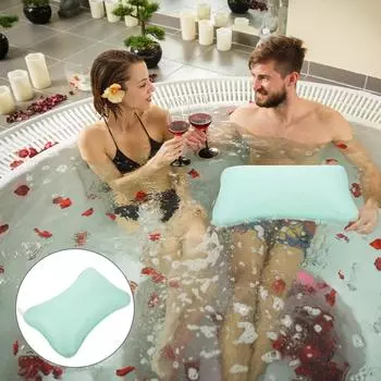 Удобная подушка для ванны, расслабляющие аксессуары для ванны, подголовник из полиэстера и моноволокна, подушка для шеи