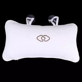 Удобная подушка, противоскользящая ванна, спа-ванна, подушка для ванны, мягкий подголовник белый