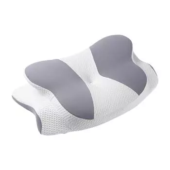 Удобная подушка с эффектом памяти, эргономично разработанная подушка для поддержки шеи, улучшающая сон, идеально подходит для женщин, спящих на боку, на спине и на животе One Size