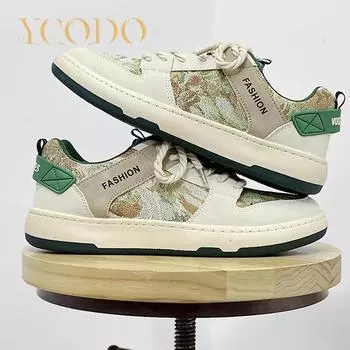 Удобная повседневная обувь на плоской подошве для студентов мужского пола весной и осенью 44 чёрный