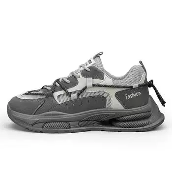 Удобная повседневная прогулочная обувь для мужчин, трендовые спортивные баскетбольные кроссовки для бега, мужские новые беговые вулканизированные туфли для студентов 39 чёрный