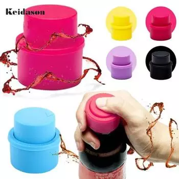 Удобная регулировка времени Soft Fizz Keeper Сохранение свежести газированных напитков Saver Крышка-герметик Аксессуары для холодильника жёлтый