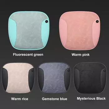 Удобная регулируемая температура безопасная автомобильная электрическая нагревательная подушка дышащая автомобильная умная подушка принадлежности синий