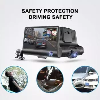 Удобная система ночного видения, простая установка автомобильной камеры, 4,0-дюймовый ЖК-экран, приборная панель для A