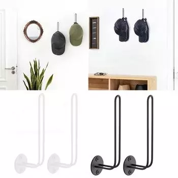 Удобная стойка для хранения бейсболок Простая в использовании стойка-органайзер для хранения и демонстрации бейсболок чёрный