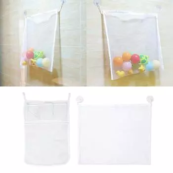 Удобная сумка для хранения игрушек, водонепроницаемая подвесная сумка, практичный органайзер для игрушек в ванной, принадлежности для организации ванной комнаты B