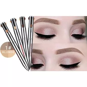 Удобная в использовании ручка для контурирования бровей 4-в-1, выделяющая и подчеркивающая брови, микробладин