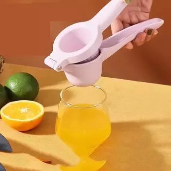 Удобная в использовании ручная соковыжималка для лимона с глубокой чашкой, ручная соковыжималка для апельсинов и пшеницы