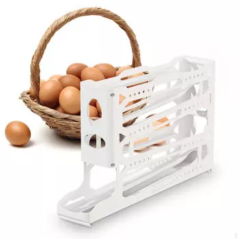 Удобное решение для хранения яиц в домашней организации 4 Layer