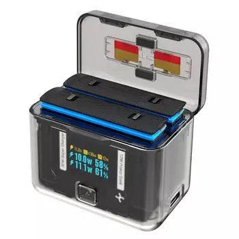 Удобное решение для зарядки Интеллектуальное зарядное устройство Быстрая и эффективная зарядка Зарядное устройство из АБС-пластика для цифровой камеры